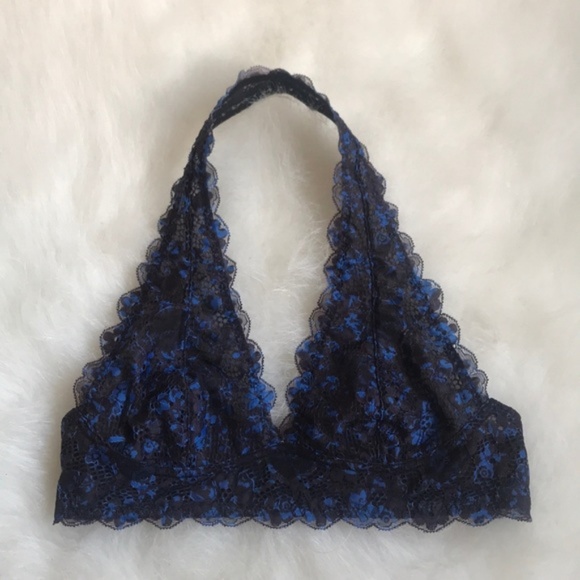 Free People Intimately Galloon Lace Halter Bra - Picture 2 of 5